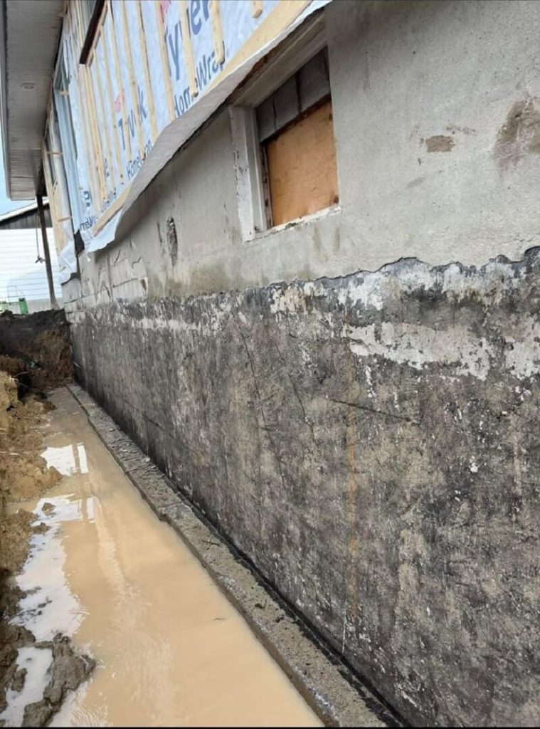 BEFORE Waterproofing & Foundation